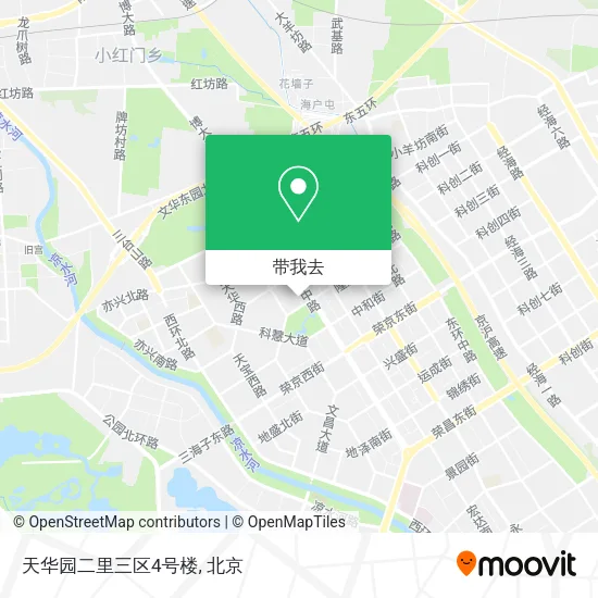 天华园二里三区4号楼地图