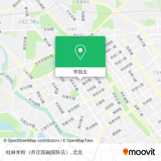 桂林米粉（亦庄国融国际店）地图
