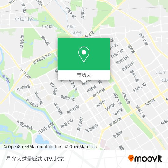 星光大道量贩式KTV地图