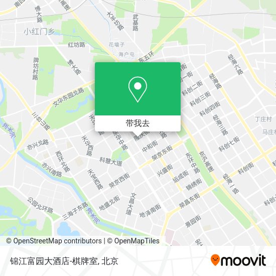 锦江富园大酒店-棋牌室地图