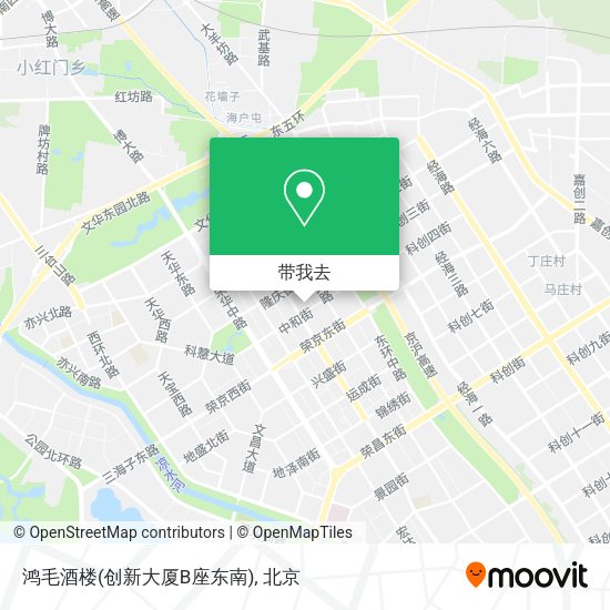 鸿毛酒楼(创新大厦B座东南)地图
