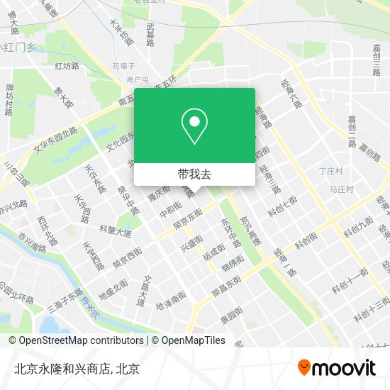 北京永隆和兴商店地图