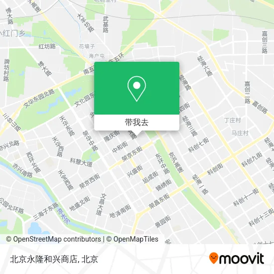 北京永隆和兴商店地图