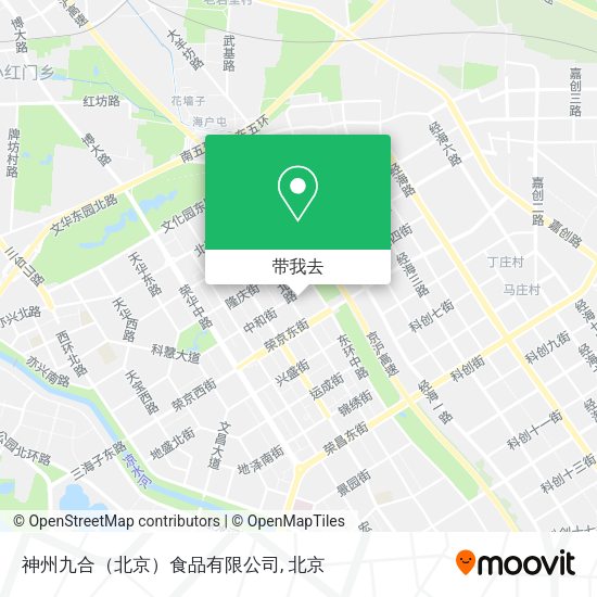 神州九合（北京）食品有限公司地图