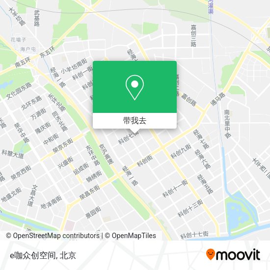 e咖众创空间地图