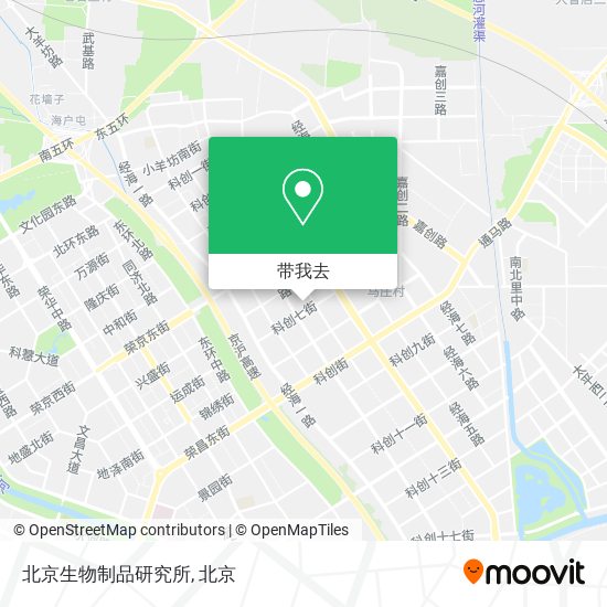 北京生物制品研究所地图
