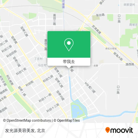 发光源美容美发地图