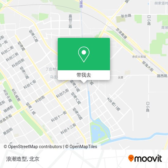 浪潮造型地图