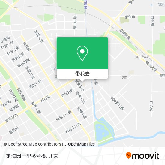 定海园一里-6号楼地图