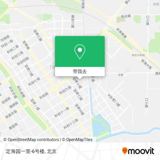 定海园一里-6号楼地图