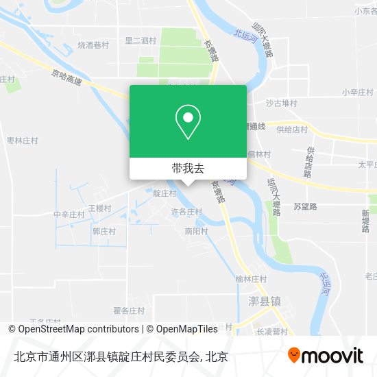 北京市通州区漷县镇靛庄村民委员会地图
