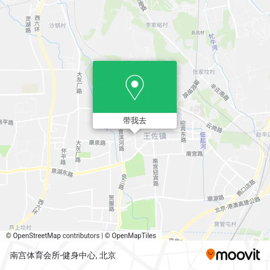南宫体育会所-健身中心地图