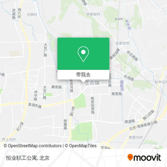 恒业职工公寓地图