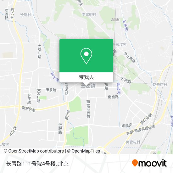 长青路111号院4号楼地图