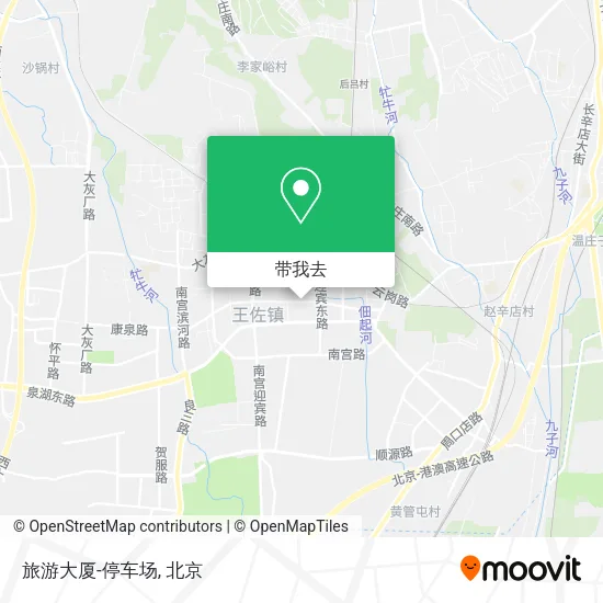 旅游大厦-停车场地图