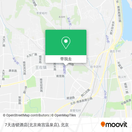 7天连锁酒店(北京南宫温泉店)地图