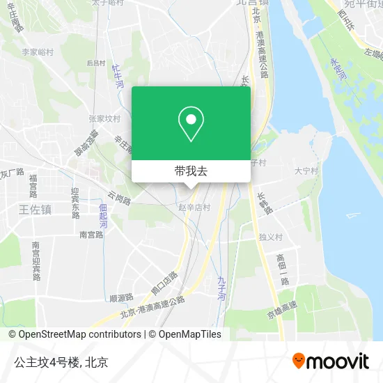 公主坟4号楼地图