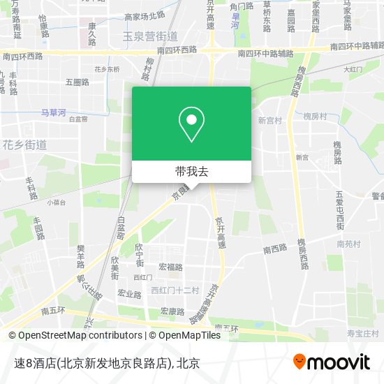 速8酒店(北京新发地京良路店)地图