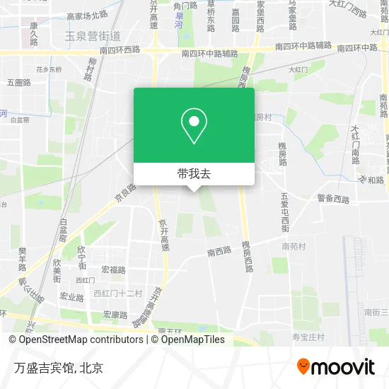 万盛吉宾馆地图