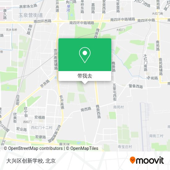 大兴区创新学校地图