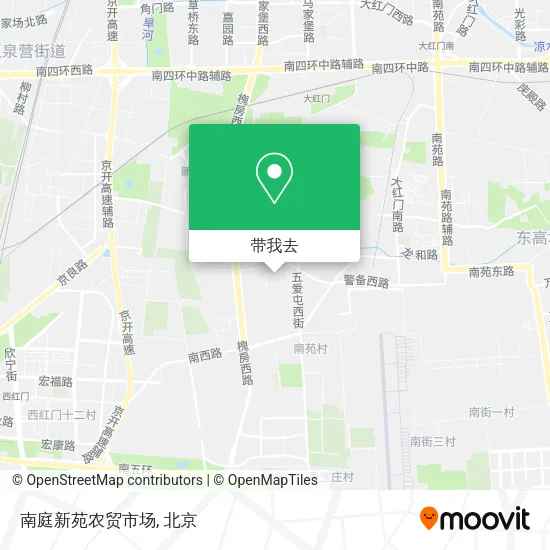 南庭新苑农贸市场地图
