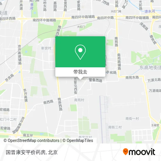 国晋康安平价药房地图