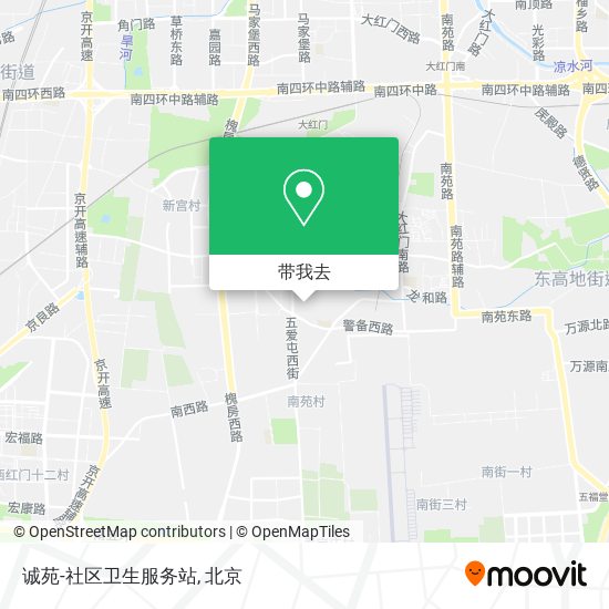 诚苑-社区卫生服务站地图