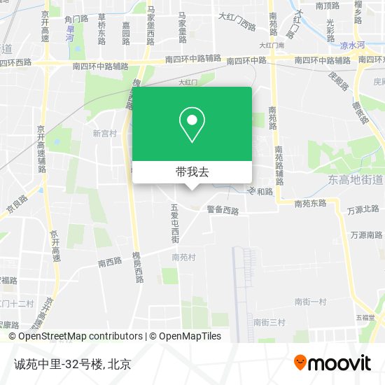 诚苑中里-32号楼地图