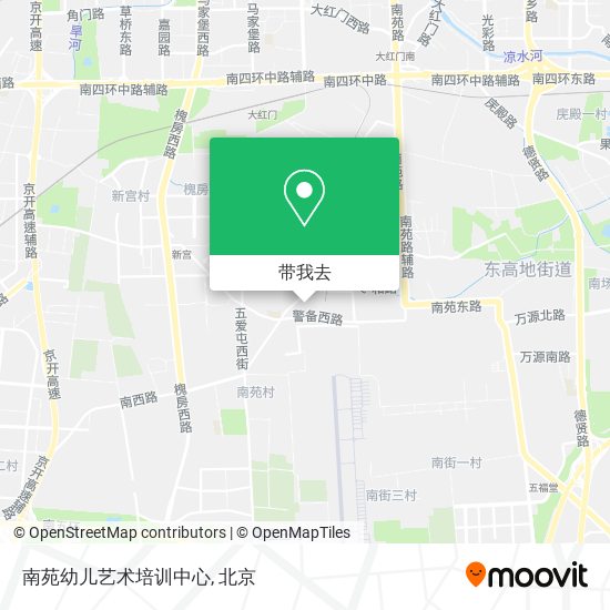 南苑幼儿艺术培训中心地图
