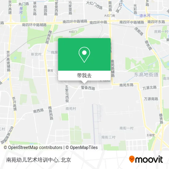 南苑幼儿艺术培训中心地图