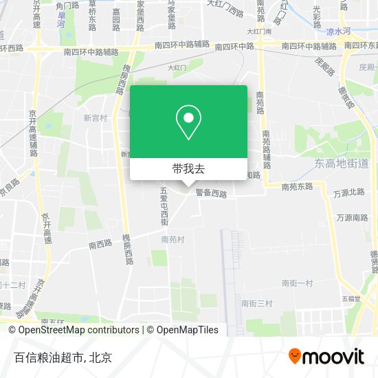 百信粮油超市地图