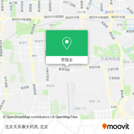 北京天乐康大药房地图