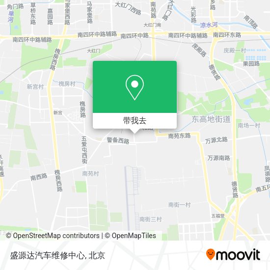 盛源达汽车维修中心地图