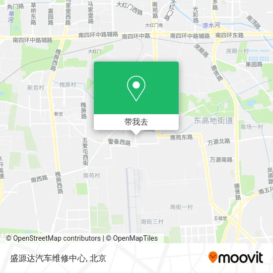 盛源达汽车维修中心地图