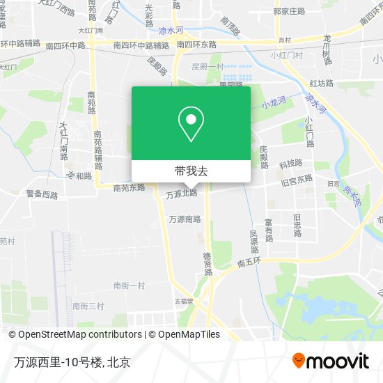 万源西里-10号楼地图
