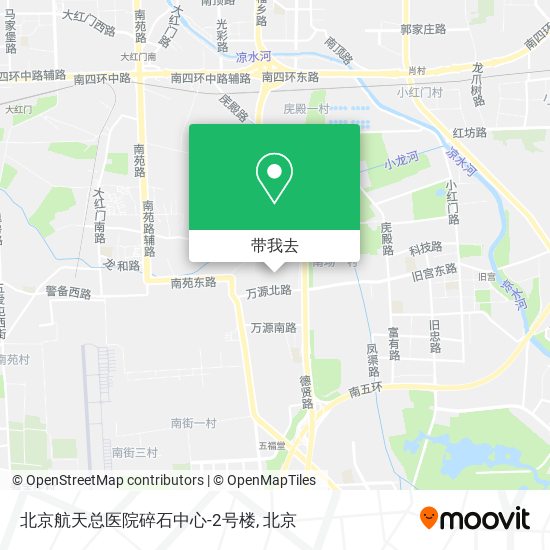 北京航天总医院碎石中心-2号楼地图