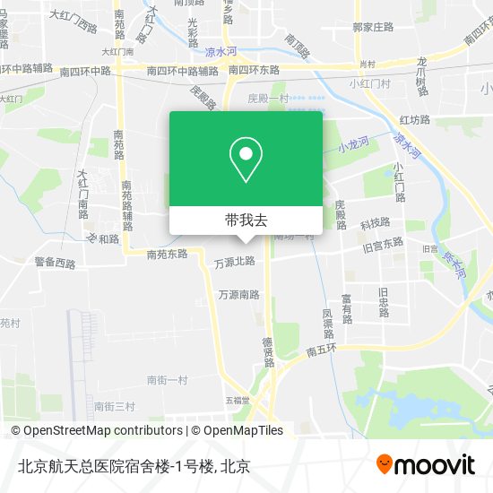 北京航天总医院宿舍楼-1号楼地图