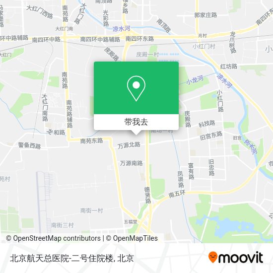 北京航天总医院-二号住院楼地图