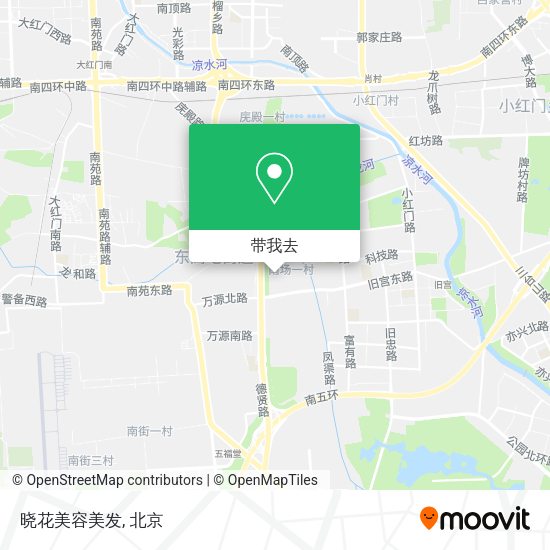 晓花美容美发地图