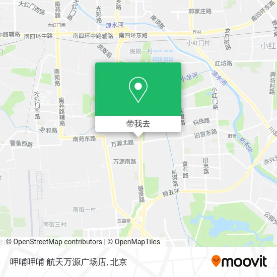呷哺呷哺 航天万源广场店地图
