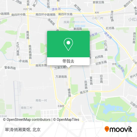 翠清俏湘菜馆地图