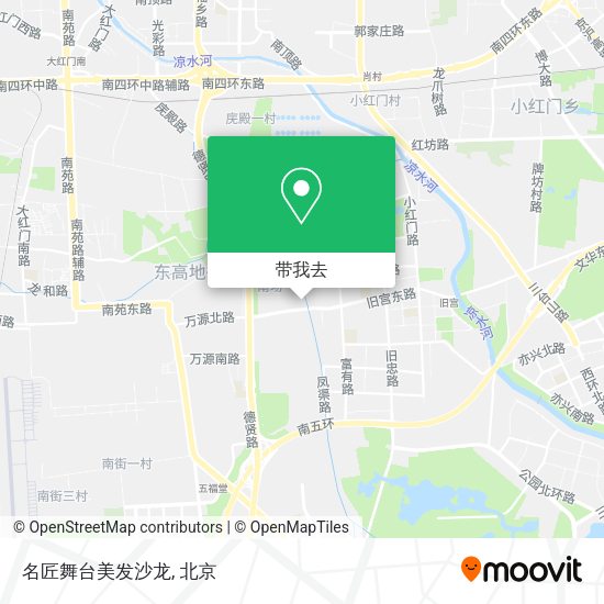 名匠舞台美发沙龙地图