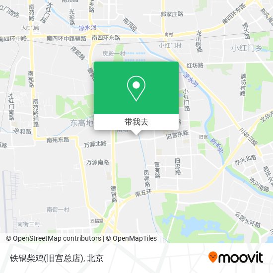 铁锅柴鸡(旧宫总店)地图