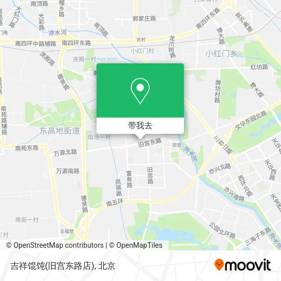 吉祥馄饨(旧宫东路店)地图