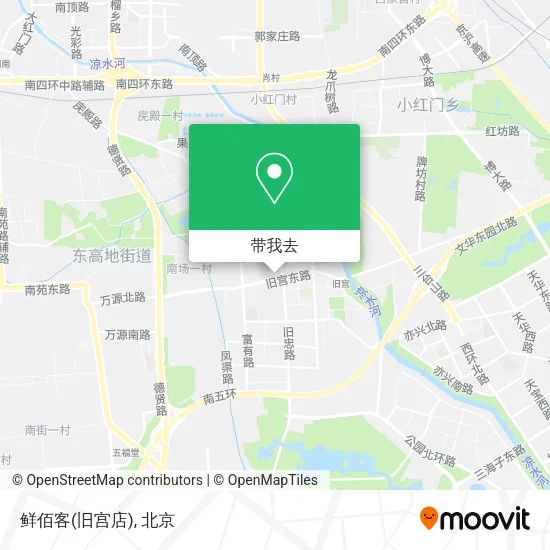 鲜佰客(旧宫店)地图