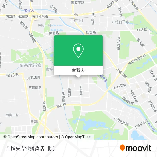 金指头专业烫染店地图