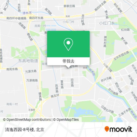 清逸西园-8号楼地图