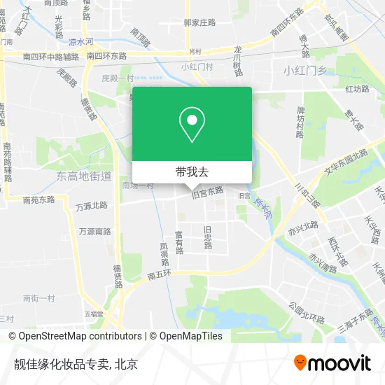 靓佳缘化妆品专卖地图