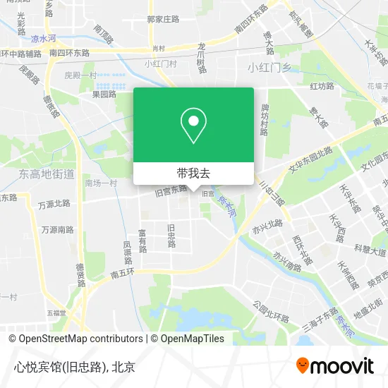 心悦宾馆(旧忠路)地图