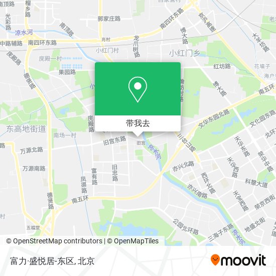 富力·盛悦居-东区地图